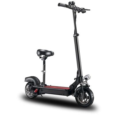 China 110km 500W 28AH long range electric scooter with frontandreardiscbrakes 10 inch for sale