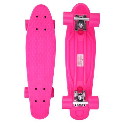 China PP Board 22 Inch Professional Customized PP Skateboard With High Quality Flashing Wheels for sale