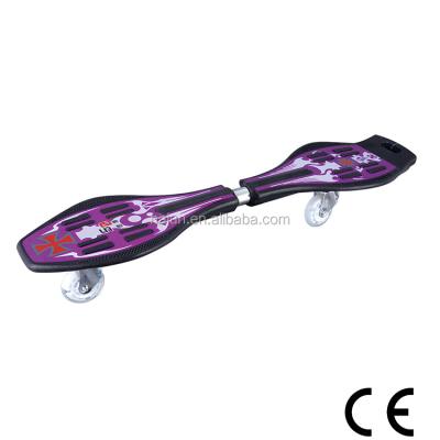 China Plastic Integrated PP Skateboard Caster Street Land Surf Wave Board for sale