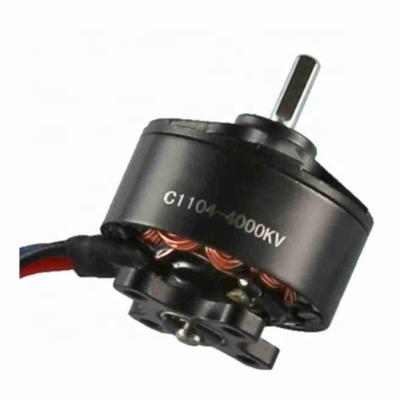 China 1104 4000kv FPV explosion proof parts for big fan electric rc airplane quadcopter DC brushless drone motor for sale