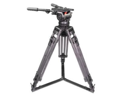 China Standard Soft Bag V150 TYSTVideo Professional Carbon Fiber Tripod for Video Shooting for sale