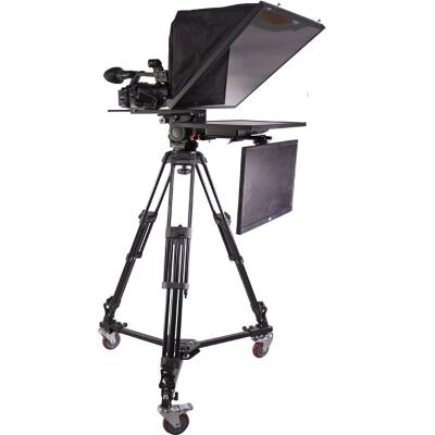 China Live Streaming with 21 inch Portable Teleprompter and  Tripod for sale