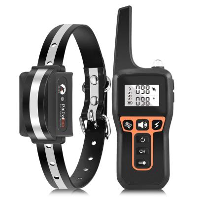 China 1000m Viable 3 Dogs Waterproof Rechargeable E-Collar Electric Control Dog Training Remote Shock Collar for sale