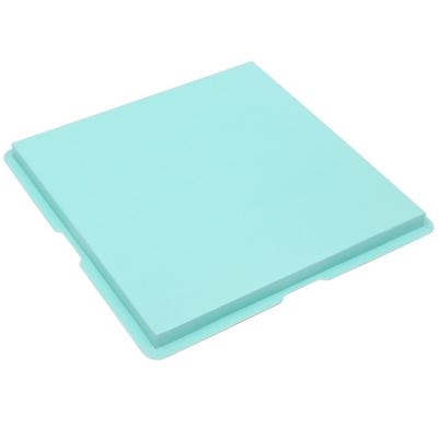 China Sustainable Transparent Bottom Cake Box Bracket Square Thickened Foam Cardboard Baking Packaging Customization for sale