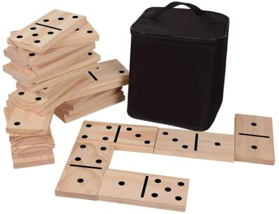 China Indoor Game/Manufacturer Wooden Domino Game Outdoor Game for Kids Adults Family (28 Pieces) for sale