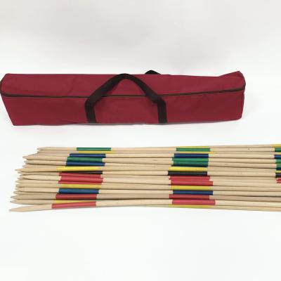 China interior & Outdoor Game Classic Outdoor Game Wooden Pick Up Stick Set For Fun (33 PCS EACH SET) for sale