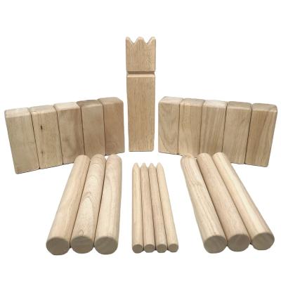 China Indoor Game / Outdoor Lawn Game Outdoor Game Throwing Kubb Game Set For Kids And Audlts for sale