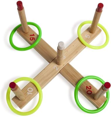 China Indoor Game/Outdoor Ring Toss Game Set Hand-eye Throwing Coordination Improves Outdoor Game for Kids and Adults for sale