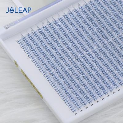 China Blue Color 2d 3d 4d 5d 6d 8d Premade Bulk Natural Long Salon Fans 0.07 20 Tray Russian Volume Fans Lashes Extension Premade Bulk Lashes for sale