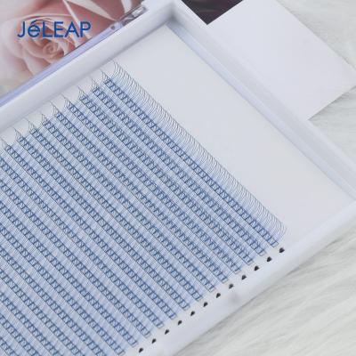 China PBT Natural Korean Long Silk 1000 Fans 2d 3d 4d 5d 6d Blue Color 0.07 20 XL Trays Bulk Premade Fans Wholesale Korean Loose Pre Made Lash Fans for sale