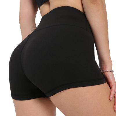 China Antibacterial Biker Shorts Workout Fitness Seamless Jogger Shorts Women High Waist Sports Female Shorts for sale