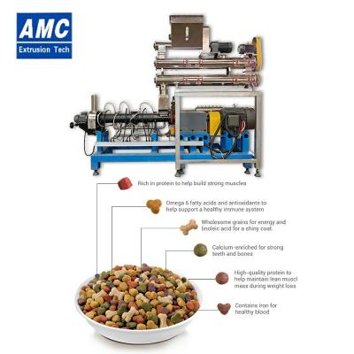 China Dog CE ISO Approved Dog Food Making Machine Pet Food Pellet Extruded Machine Pour Making Des Dog Kibbles for sale