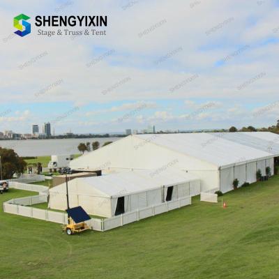 China Luxury A shaped aluminum alloy frame wedding party Tent for event in sale for sale