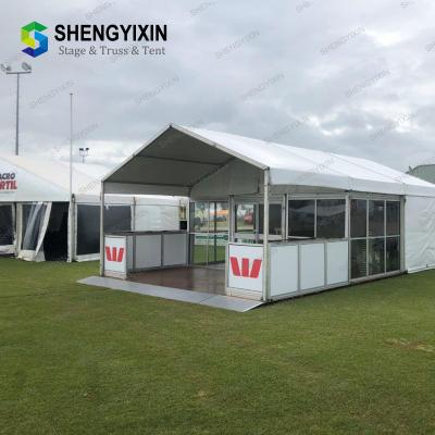 China Syxtent clear 6x12 outdoor wedding party tent Aluminum frame glass wall hard wedding marquee tent 2018 for sale