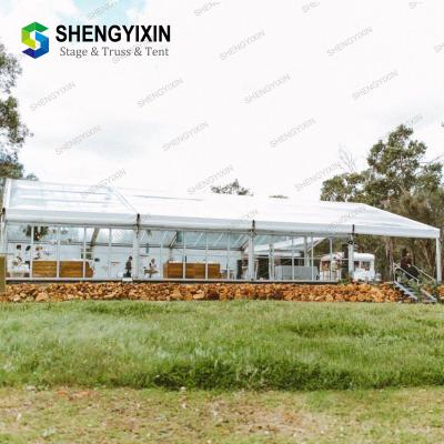 China Outdoor steel iron metal tent party event tent for sale clear transparent luxcury wedding tent for sale