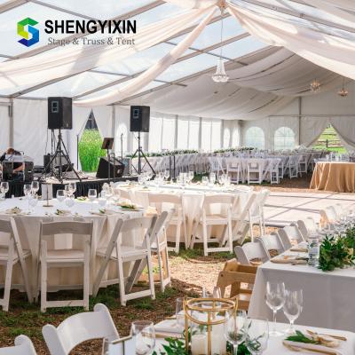 China 20x50m big aluminium tent with glass wall luxury tent used for promotion for sale for restaurant for sale for sale