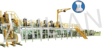 China Ultra Thin Diaper Manufacturing Machine With Stable Speed for sale