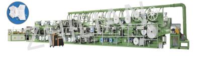 China Full Servo Baby Diaper Machine 400 Pcs /Min To 600 Pcs /Min for sale