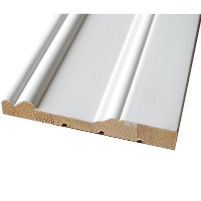 China Traditional Waterproof Baseboard Trim Molding White Primed Skirting Board With Suitable Price for sale