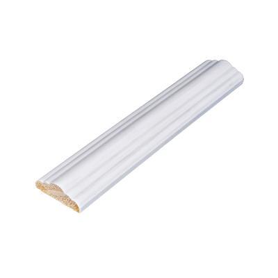 China Modern White Skirting Board Chair Rail Wood Skirting Boards for sale