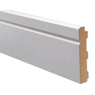 China Modern Design Contemporary Waterproof MDF High Quality Skirting Board For Sale for sale