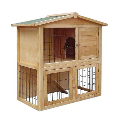 China Breathable Outdoor Animal Hutch Wooden Rabbit Hutch for Small Animal for sale