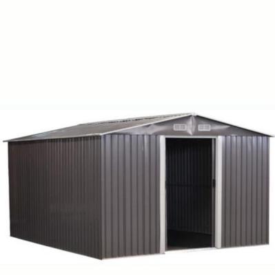 China Easily Assembled High Quality Boom Shed Shed-in-a-Box Compact Galvanized Steel Storage Shed With Puffed Roof for sale