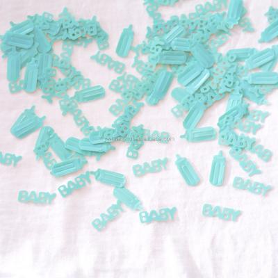 China Baby Shower Party Decoration Gender Baby Shower Boy Girl Baby Shower Party Table Decorations Metallic Confetti for sale