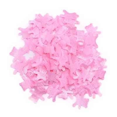 China Light in Pink Baby Bear Confetti Baby Shower Birthday Party Decoration Event Party Supplies Mass Decoration for sale