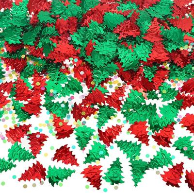 China Chritmas Party 15g Christmas Tree Confetti Embossed Confetti Christmas Confetti for sale