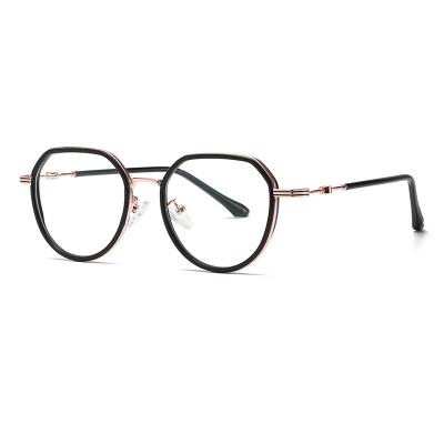 China NIWOTA 7817 Fashionable Custom Women's High Polygon Frame Computer Revealed Anti Blue Light Optical Glasses for sale