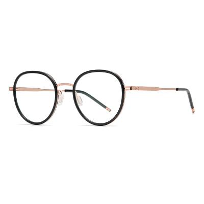 China NIWOTA 7819 Gradient Color Fashionable High End Oversized Round Frame Women Optical Outding Glasses for sale