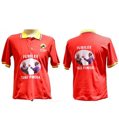 China cheap Anti-wrinkle election cotton t-shirts sublimation t-shirts plain white custom printing oversized blank t-shirts with logo for sale