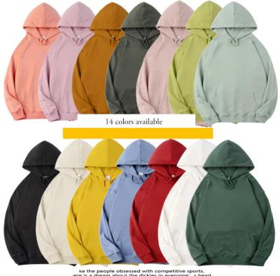 China 100% French Terry Men's Unisex Hoodies Cotton Oversized QUICK DRY Custom Logo Blanket Embroidered 320Gsm for sale