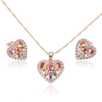 China 2022 Fashion ladies earrings&Customized jewelry set,Trendy high quality necklaces and jewelry sets for sale