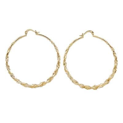 China TRENDY Juding Earrings Clear Color Rushed Drop Type Gold Jewelry For Women Earrings for sale