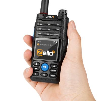 China Android POC Network Radio Sim Card Mobile Phone 4G LTE GSM WCDMA BT WiFi 100km Long Distance PTTs ZL10 Zello Walkie Talkie for sale