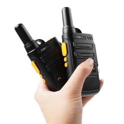 China 2 Pack Mini Portable Two Way Radio Intercom UHF Transceiver UHF Transceiver Communication Device Handy Wireless Talky 3000mAh Walkie Talkie for sale