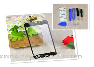 China Tecno Digitizer Mobile LCD Touch Screen White Black Rectangle Shaped Easy Operation for sale