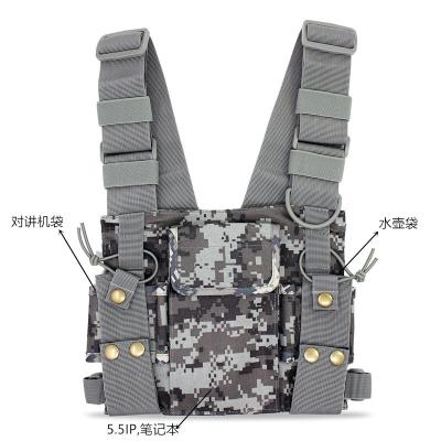 China carri 2 way shockproof case pt-12 intercom camouflage trunk radio bag for Hytera motorola GP380 GP360 baofeng bf-uv9r for sale