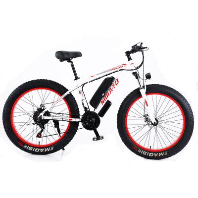 China 1000w Speed ​​Fast Electric Snow Fat Bike Aluminum Alloy Steel 21 26 Inch Electric Bicycle Bike for sale