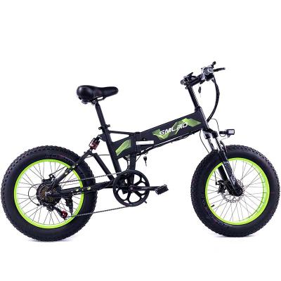 China 20 Inch 4.0 Tire 500w 750w 1000w Steel Hot Selling Foldable Electric Fat Bike for sale