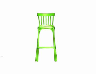 China Plastic dinng chair indoor& high style stackable outdoor bar stools outdoor italian plastic chair stool for all market chair for sale