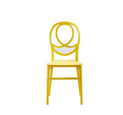 China Plastic dinng chair indoor& 2022 Cheap Outdoor Chiavari Party Chairs Hotel Wholesale Stackable Plastic Chair For Event Banquet Wedding Outdoor Dining Chair for sale