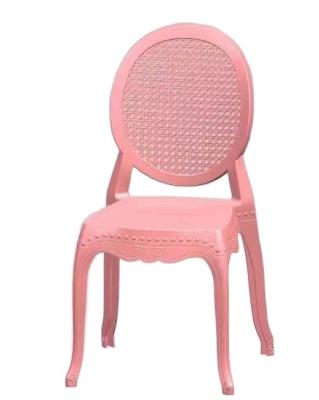 China Plastic dinng chair indoor& Fashion Leisure Chair Manufacturers Fashion Simple Outdoor Plastic Nordic Simple Plastic Outdoor Wedding Dining Chair for sale