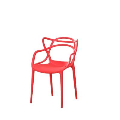 China Plastic dinng chair indoor& Outdoor Home Furniture Fashion Outdoor Garden Lounge Chair Dining Plastic Garden Chair for sale