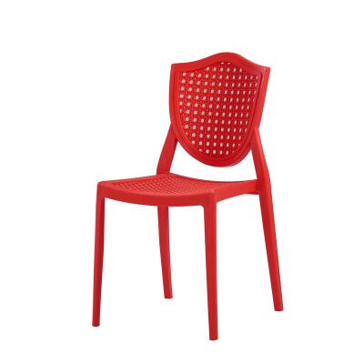 China Plastic dinng chair indoor& hot sale outdoor chair fashion pp dining furniture outdoor chair wedding plastic outdoor chair for sale for sale