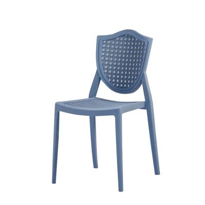 China Plastic dinng chair indoor& outdoor turkish furniture garden set plastic resin dining chair wedding plastic outdoor stackable chair for sale