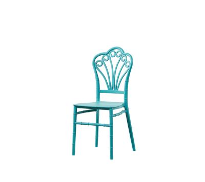 China Stackable Cheap Colorful PP Chair Chiavari Wedding Stackable Monoblock Plastic Outdoor Adult Dining Chair for sale