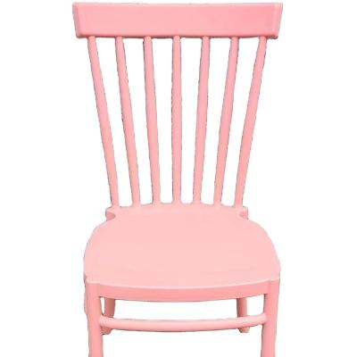 China Plastic dinng chair indoor& test report EN12520 outdoor plastic turkish windsor furniture outdoor stackable dining chair for sale